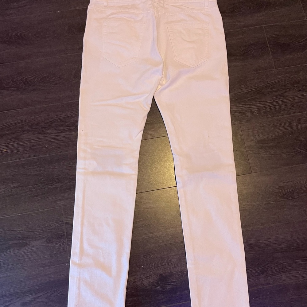Saint Laurent White Ripped Jeans Mens Sz 31
